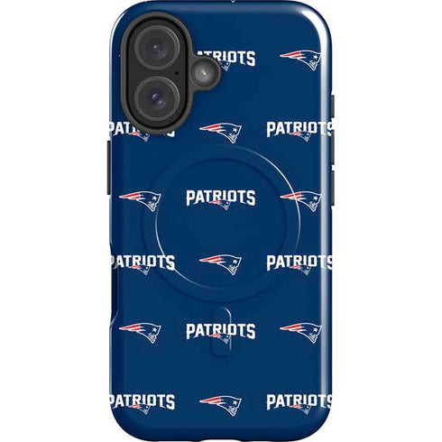 NFL New England Patriots Blitz Series iPhone 16 Plus Magsafe Impact Case